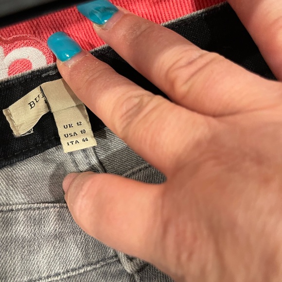 Burberry Gray Denim Pants - Picture 7 of 8